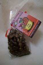 Uvas pasas bañadas en chocolate
