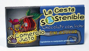 Chocolate leche sin azucar